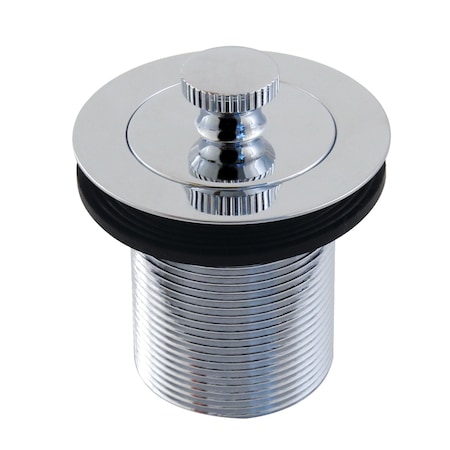 Kingston Brass 112 Lift and Turn Tub Drain with 2 Body Thread, Polished Chrome DLT20CP